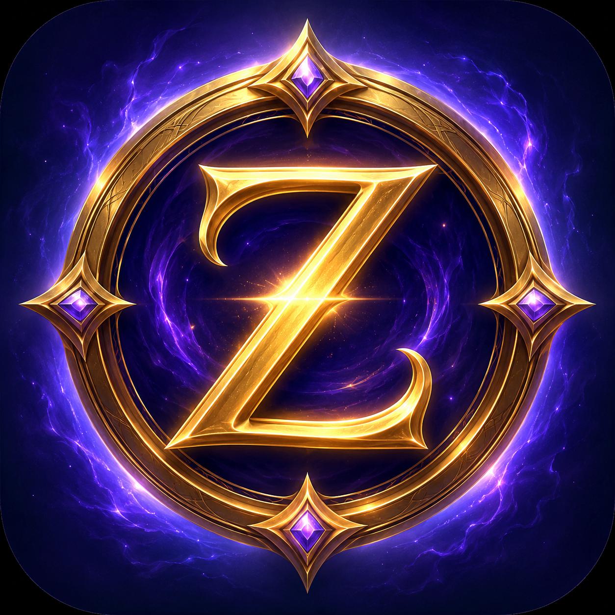 Zylovara golden Z app icon